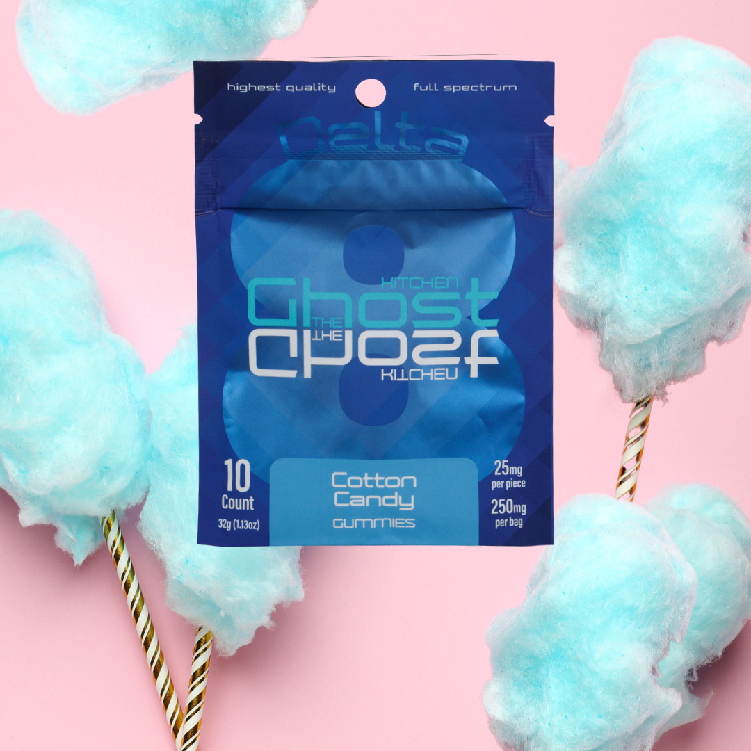 25mg Delta 8 Gummies(10 pack) COTTON CANDY