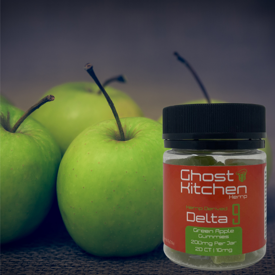 10mg Delta 9 Gummies(20 count) GREEN APPLE