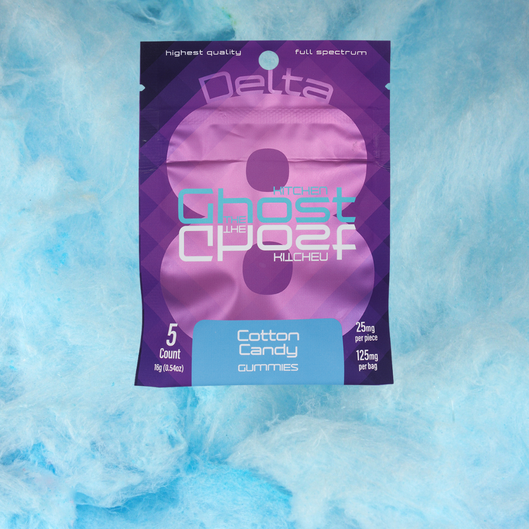 25mg Delta 8 Gummies(5 pack) COTTON CANDY